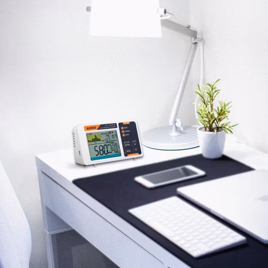 Detector de monitor de calidad del aire de CO2 hidropónico de invernadero para temperatura de CO2