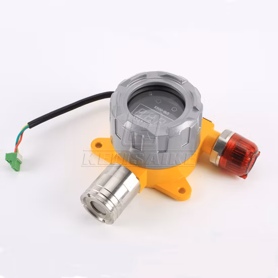 El gas industrial monitorea el detector de CO2 con alarma de luz audible