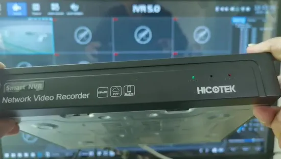 24 HDD SATA 192tb Capacidad Almacenamiento H. 265 Ultra HD 128CH 4K 8MP Cámara IP Profesional NVR Sistema de Grabadora de Video en Red Ivr Inteligente con Software Hicotek Cms APP